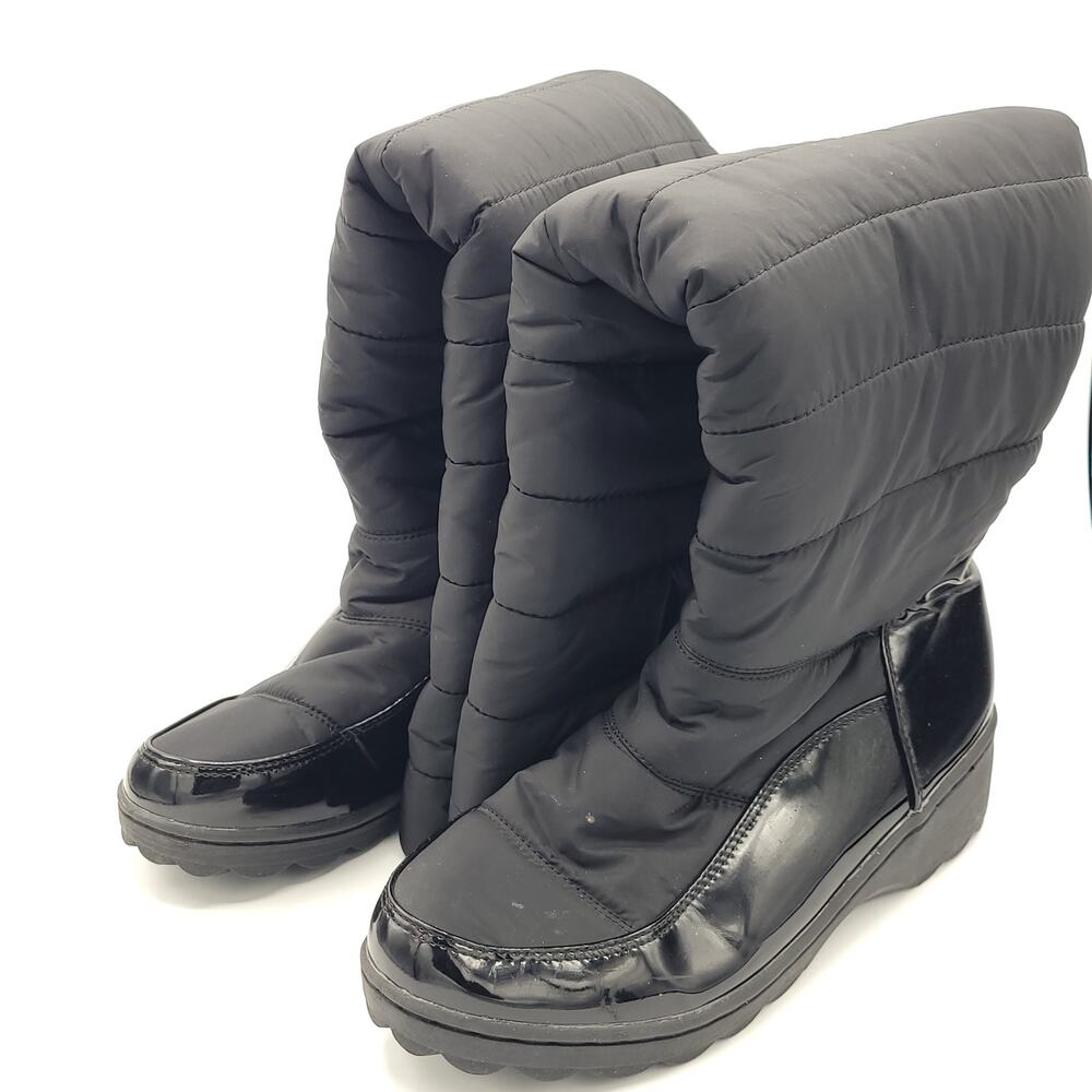 Totes Comfort Snow Boot black women's size 8.5